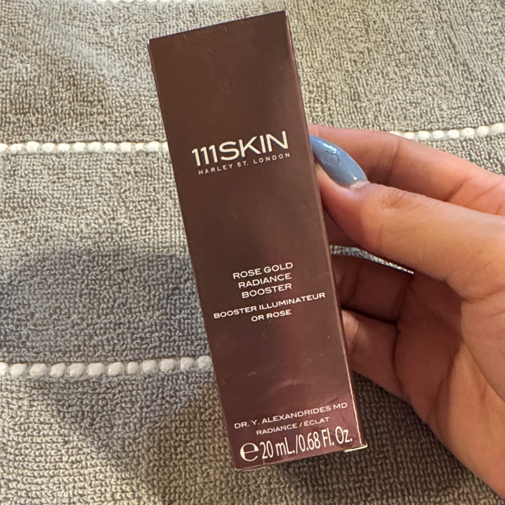 NIB 111SKIN Rose Gold Radiance Booster in Brown